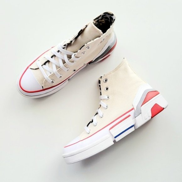 Converse CPX70 Hi Egret White University Red Women's 5 - Picture 3 of 7